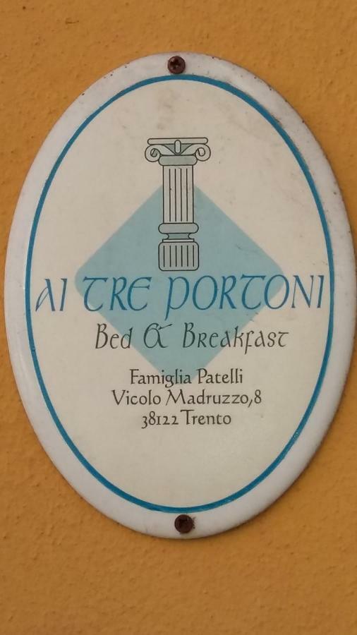 Bed and Breakfast Ai Tre Portoni Trento Exterior foto